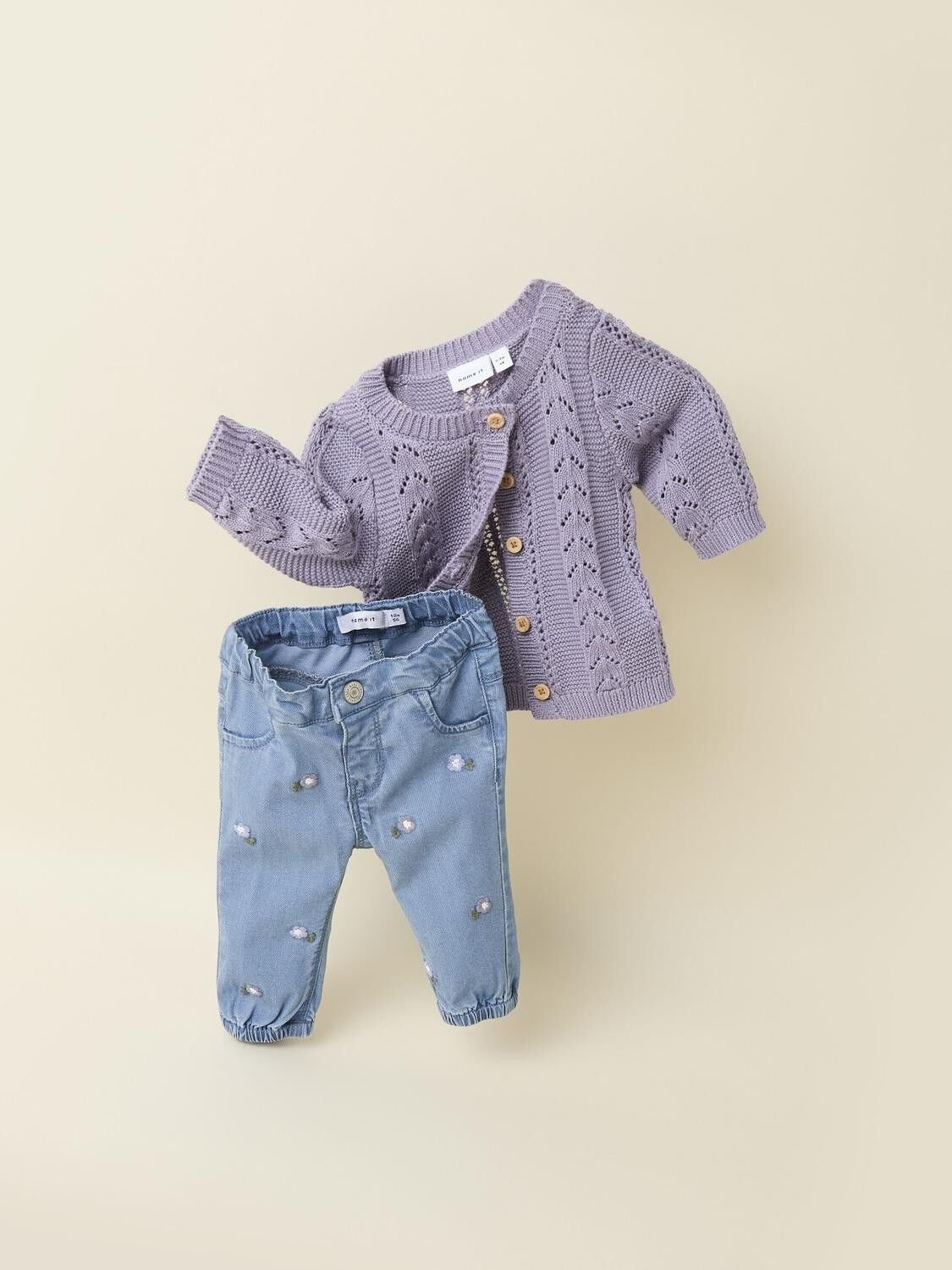 NBFROSE SHAPED R EMB JEANS 5321-YB