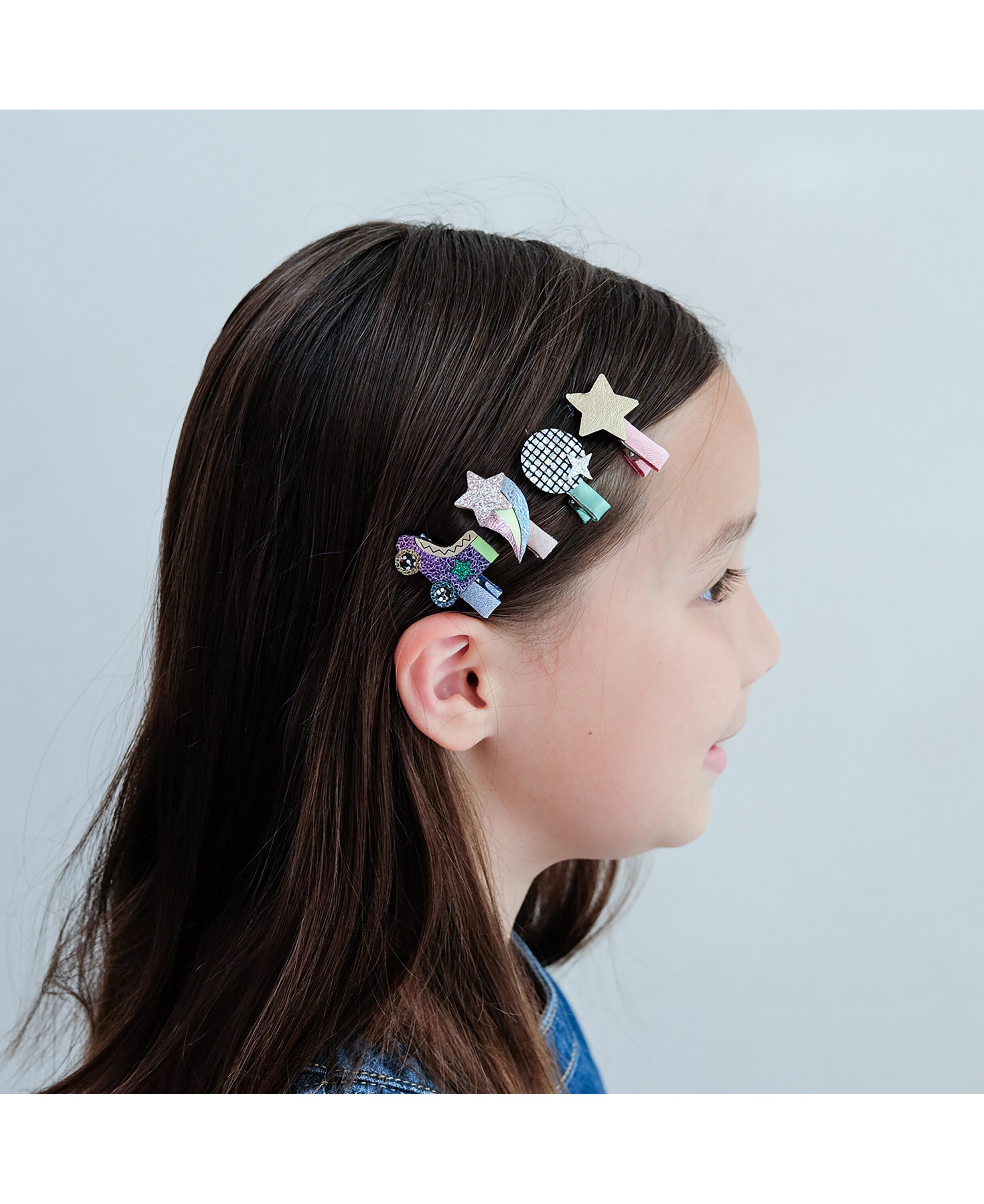 Mimi & Lula - 8 h&aring;rclips - mini Disco Diva Dancing Queen