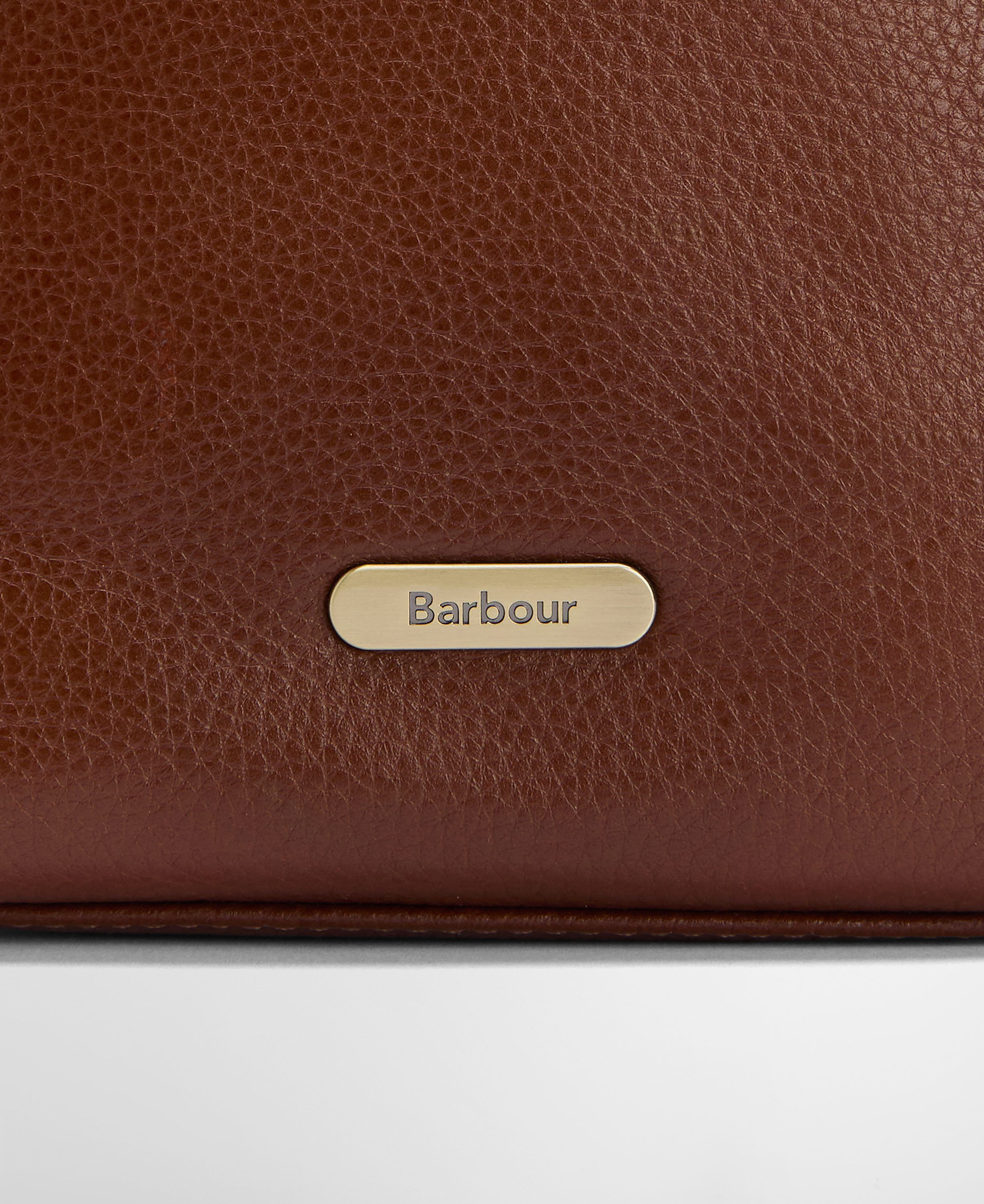 Barbour Cedar Leather Bucket Bag