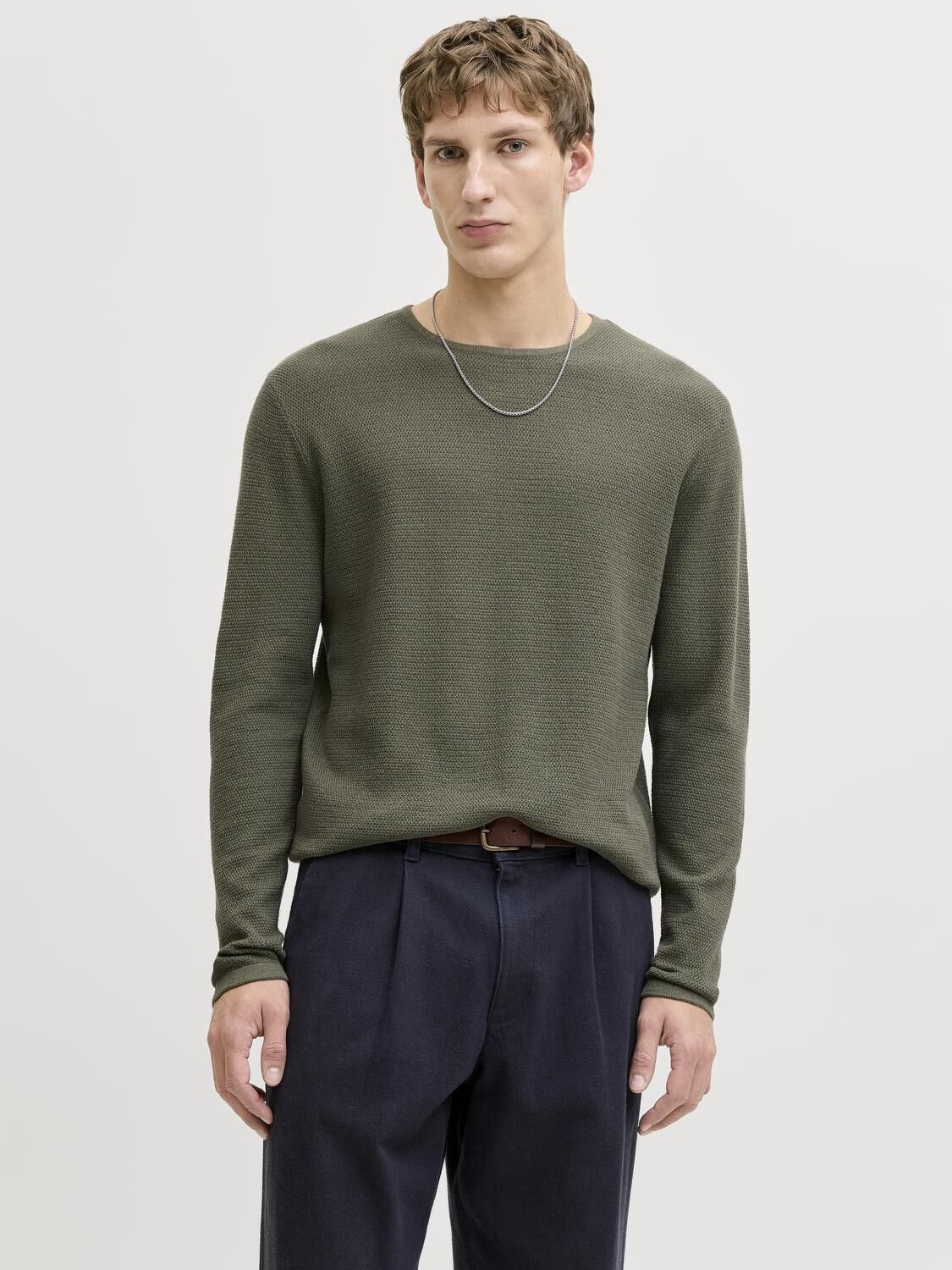 JJEGEORGE KNIT CREW NECK NOOS