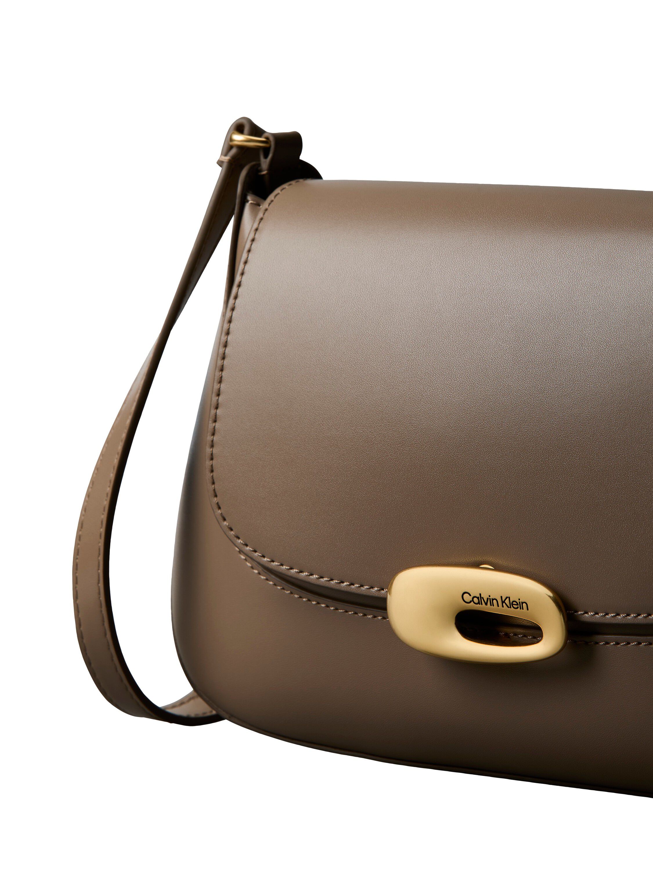 Engraved Medium Flap Crossbody Bag