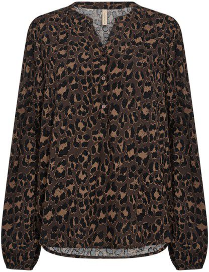 SC-SAFIRA 1 Bluse M&oslash;rk brun