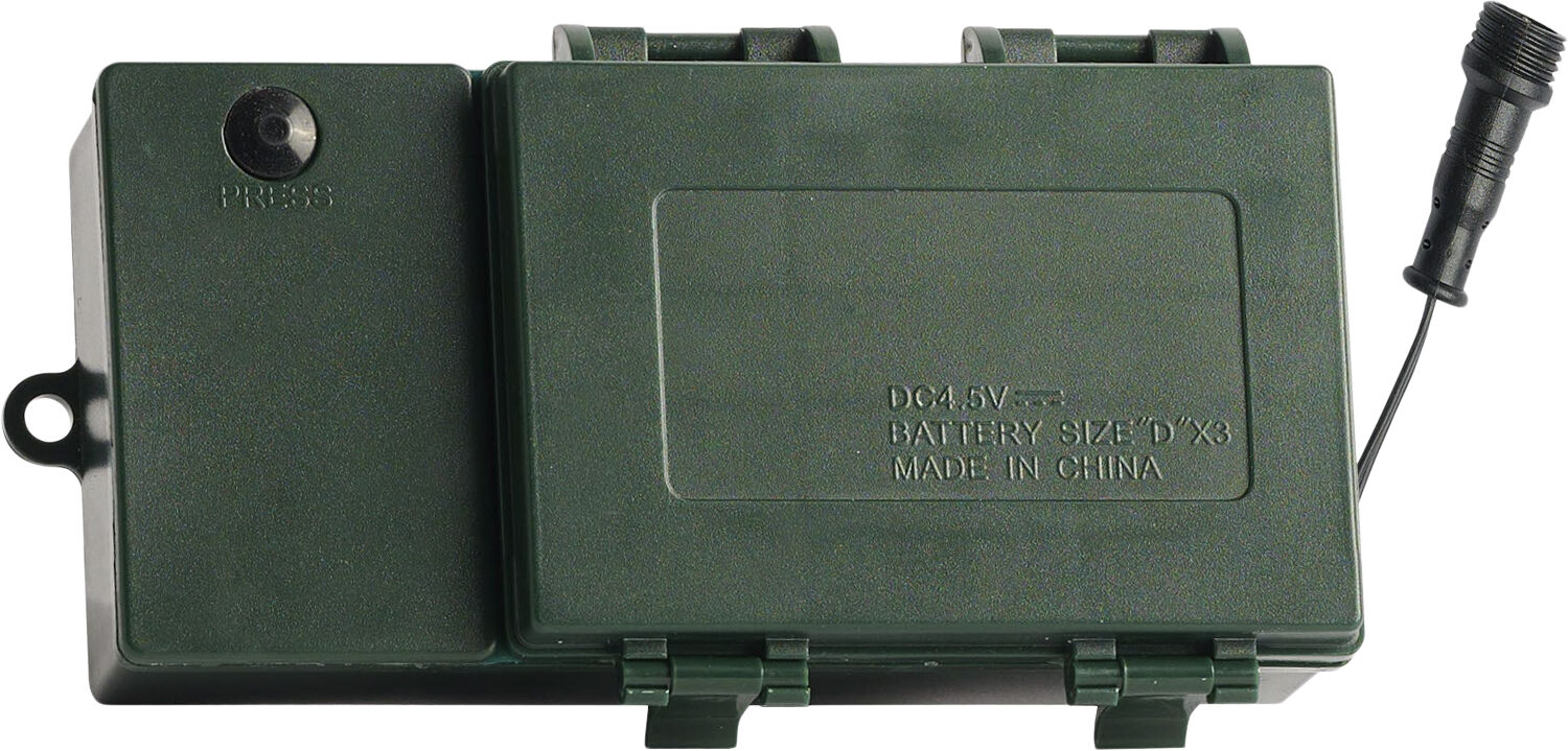 Battery box, plain, Dark green