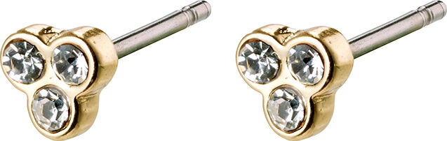 &Oslash;reringe, caily, guldbelagt, krystal