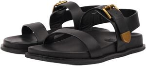 SALMAGI - ADJUSTABLE LEATHER SANDAL W/HEEL STRAP