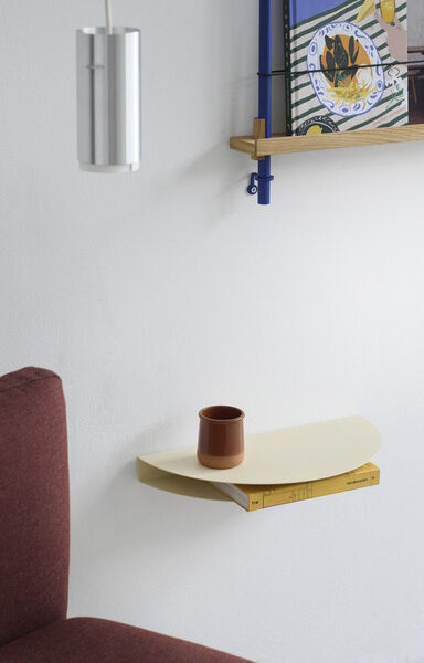 Half Moon Shelf: Warm Grey: Small