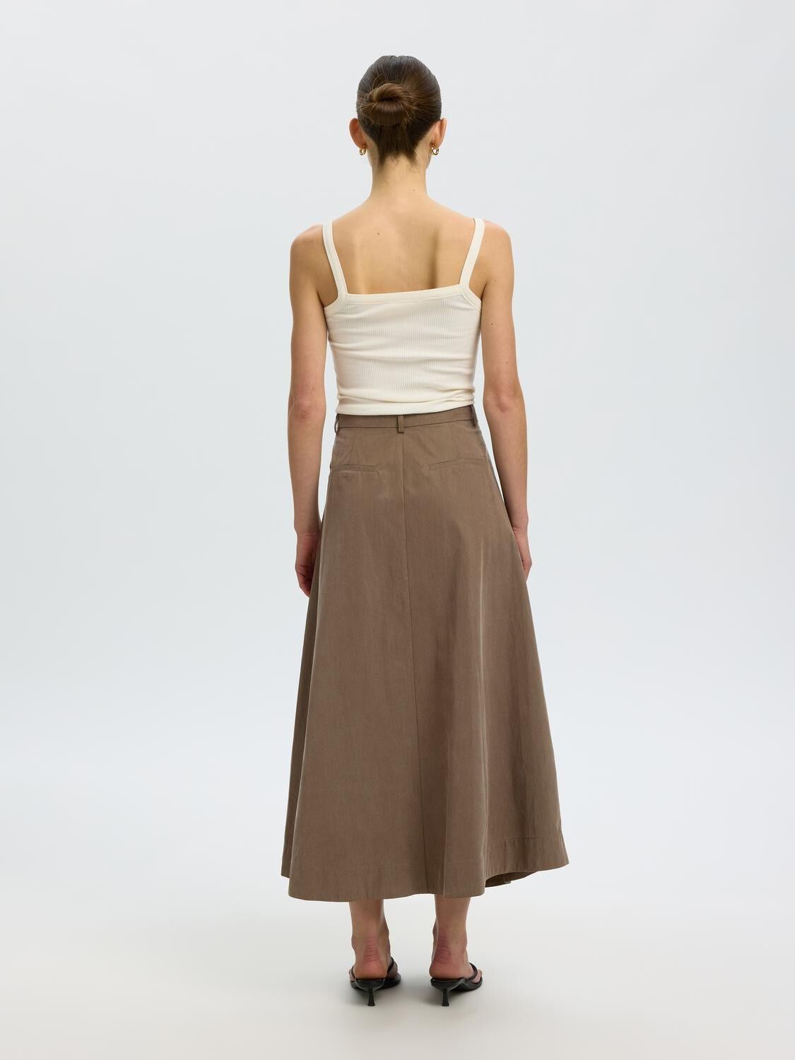 Slwtalia Hw Ankle Skirt
