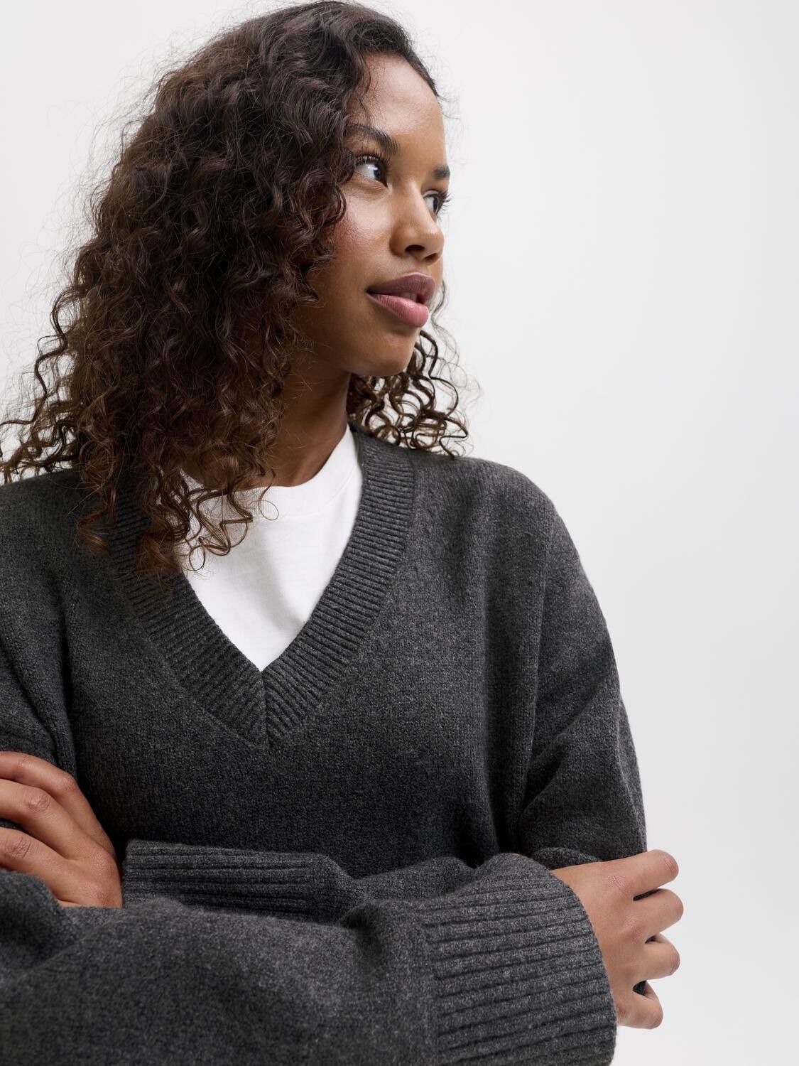 Jxelsa V-Neck Knit Sn