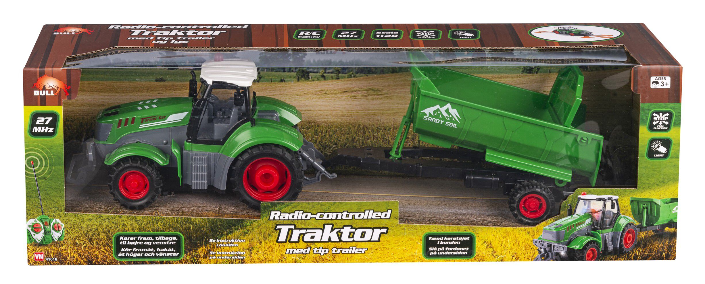 BULL R/C TRACTOR mANH&AElig;NG