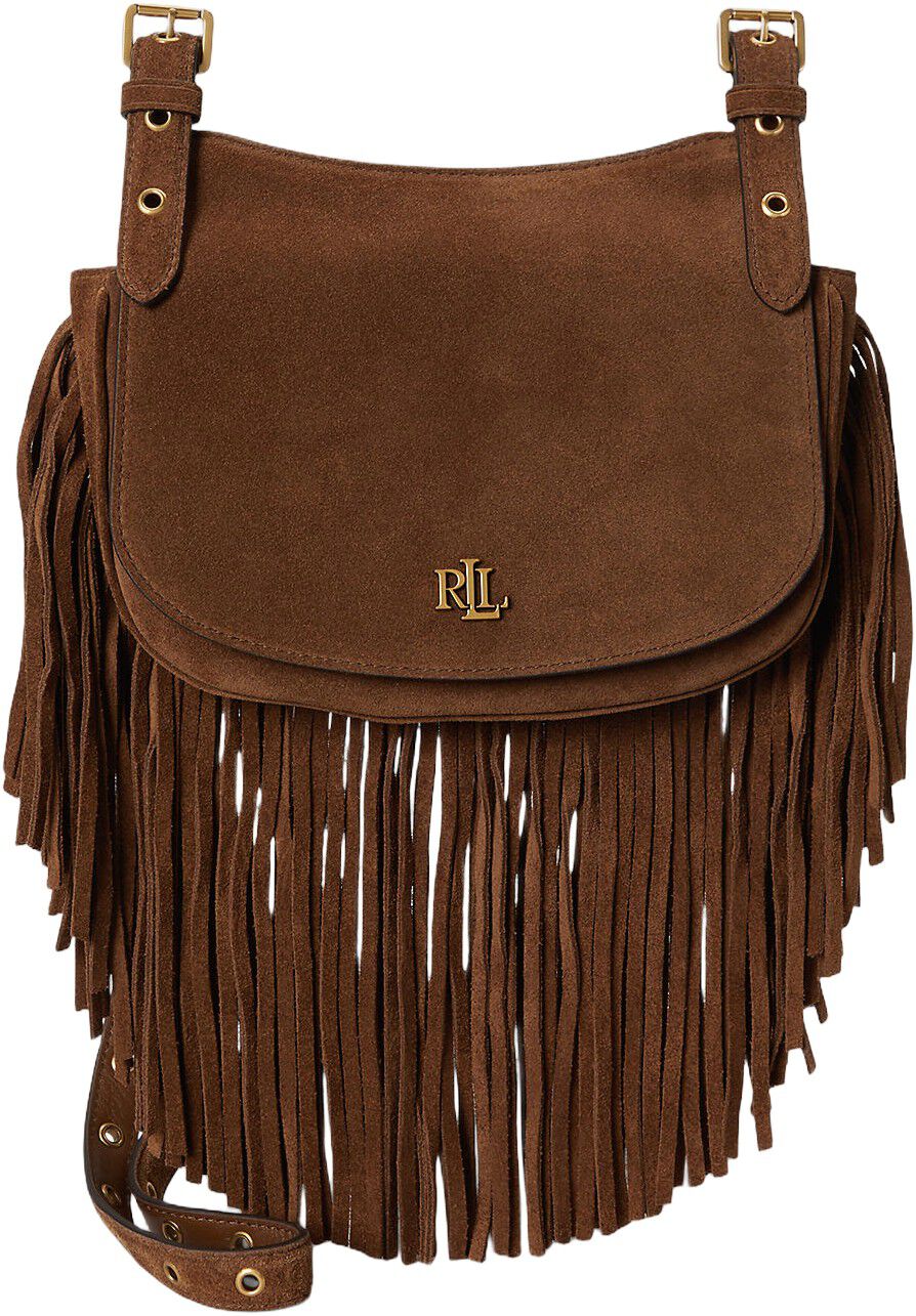 Fringe-Trim Medium Marcy Crossbody Bag