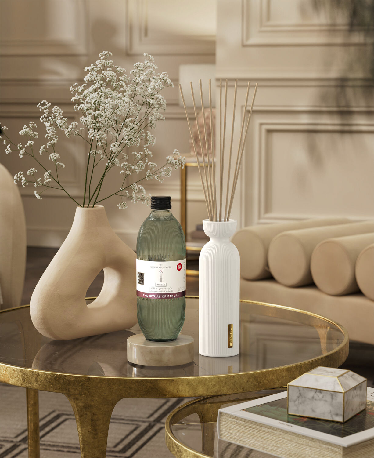 The Ritual of Sakura Refill Fragrance Sticks 500ml