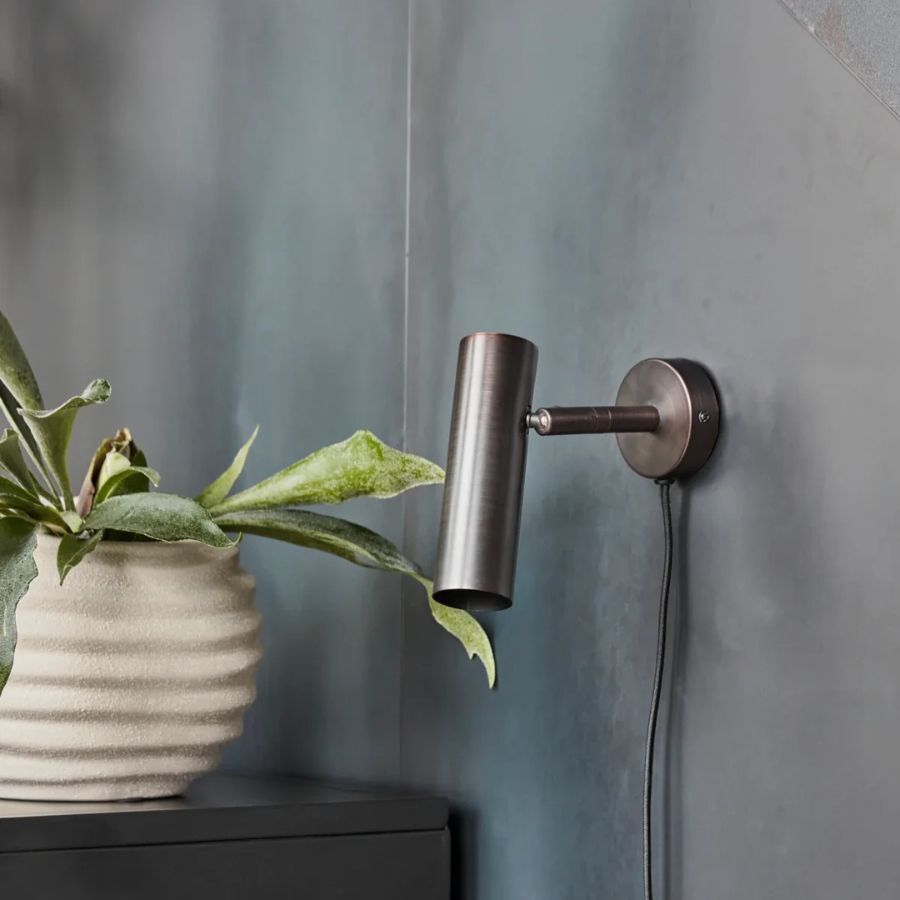 Vegglampe, HDNorm, Svart antikk