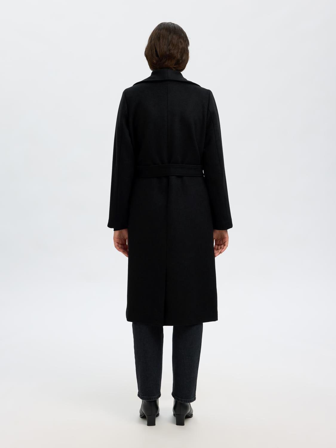 SLFROSA WOOL BLEND COAT NOOS