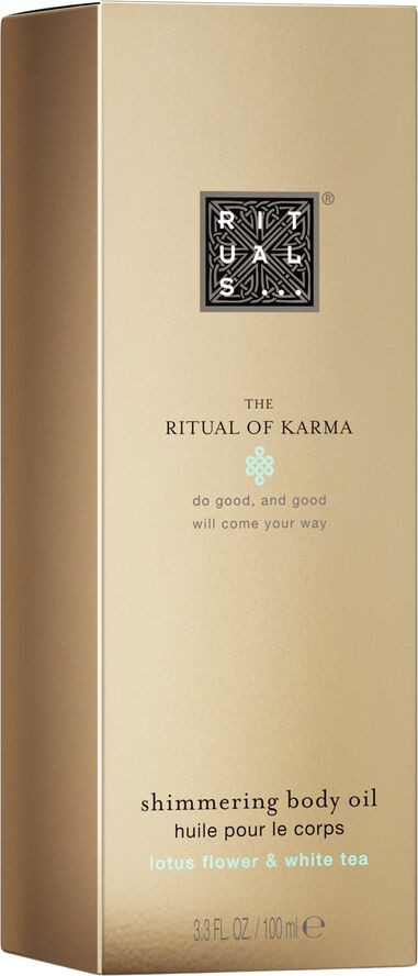 The Ritual of Karma Shimmering Body Oil