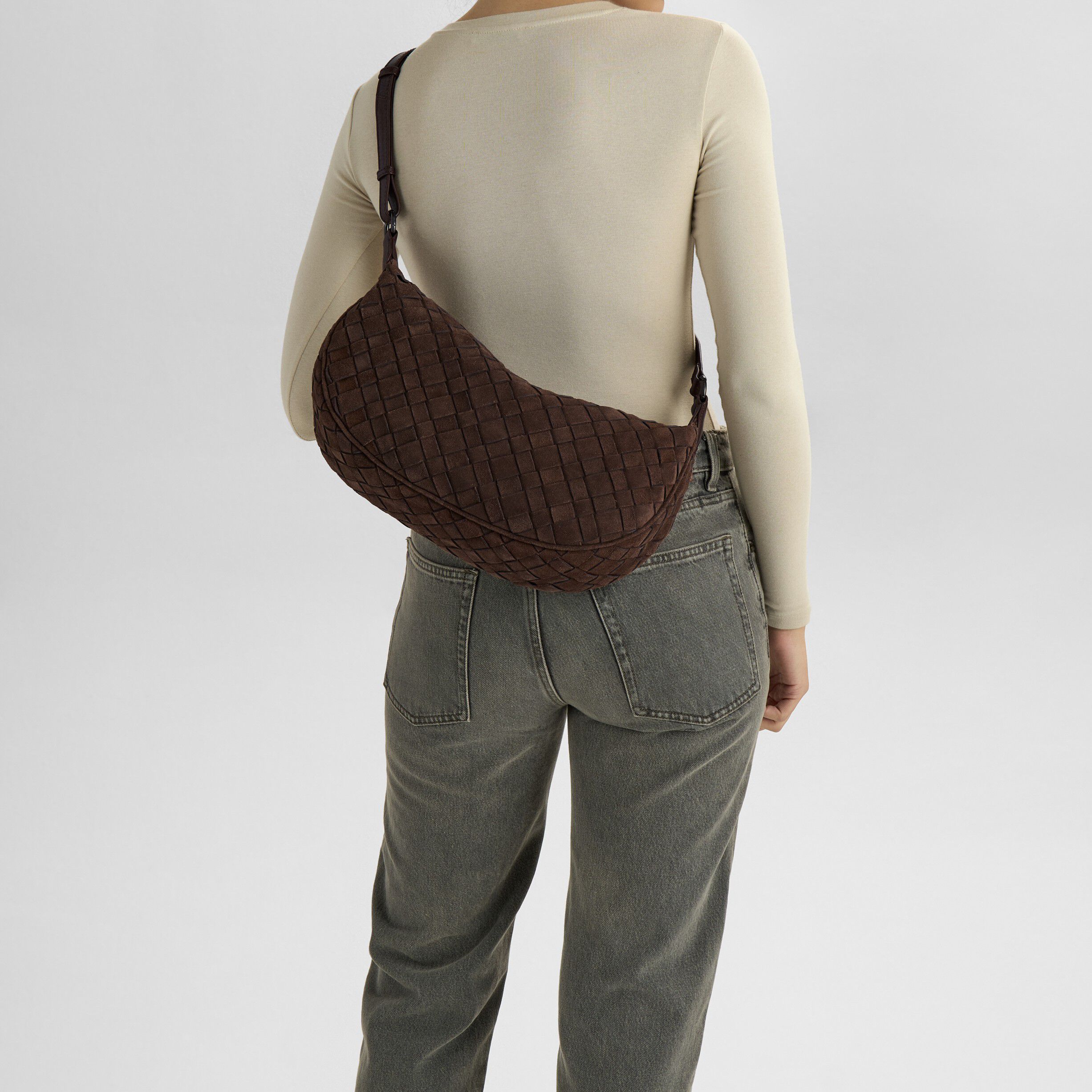 Musembg Bag, Suede Weave