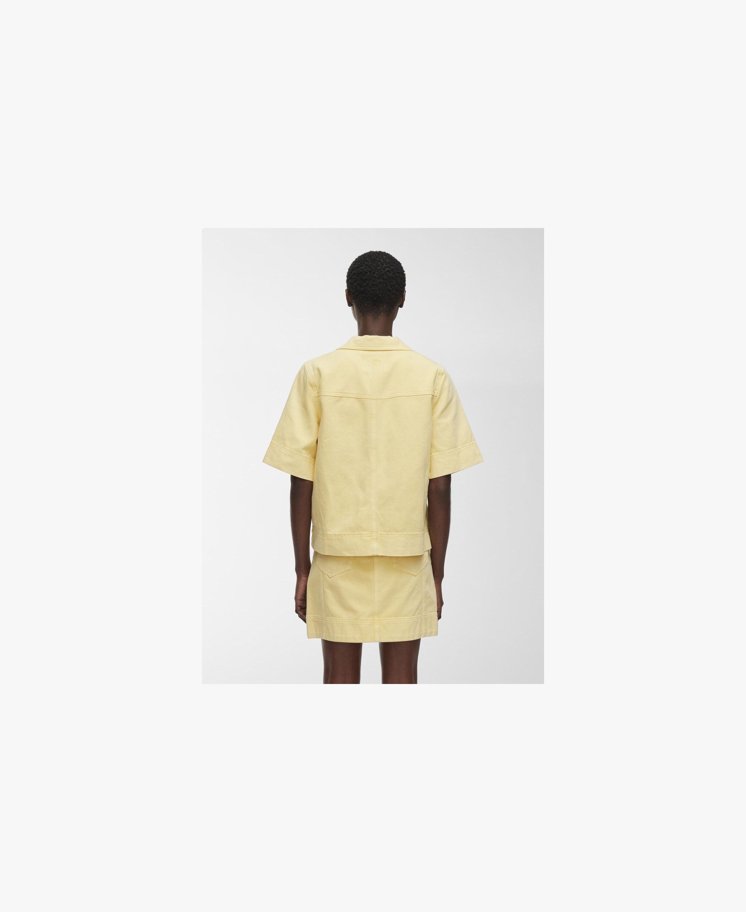 Roujolie 2/4 Resort Collar Denim Shirt