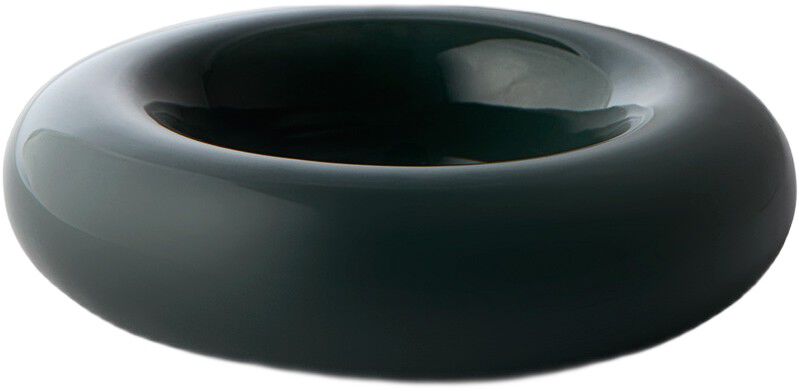 BOB CANDLE HOLDER, LARGE, DARK GREE