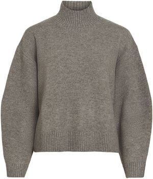 VISIA L/S HIGH NECK KNIT PULLOVER-N