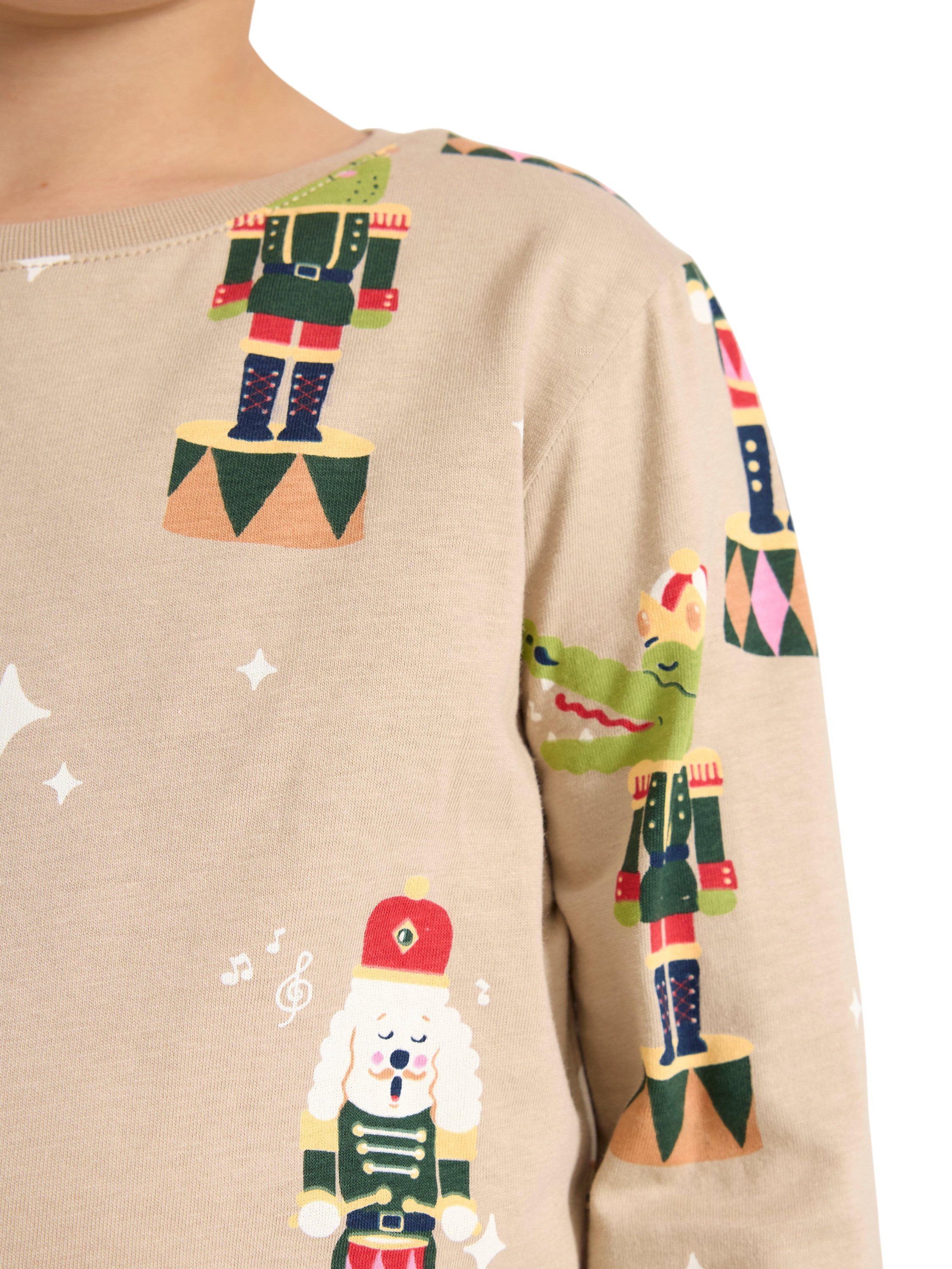 Langermet topp i myk bomullsjersey