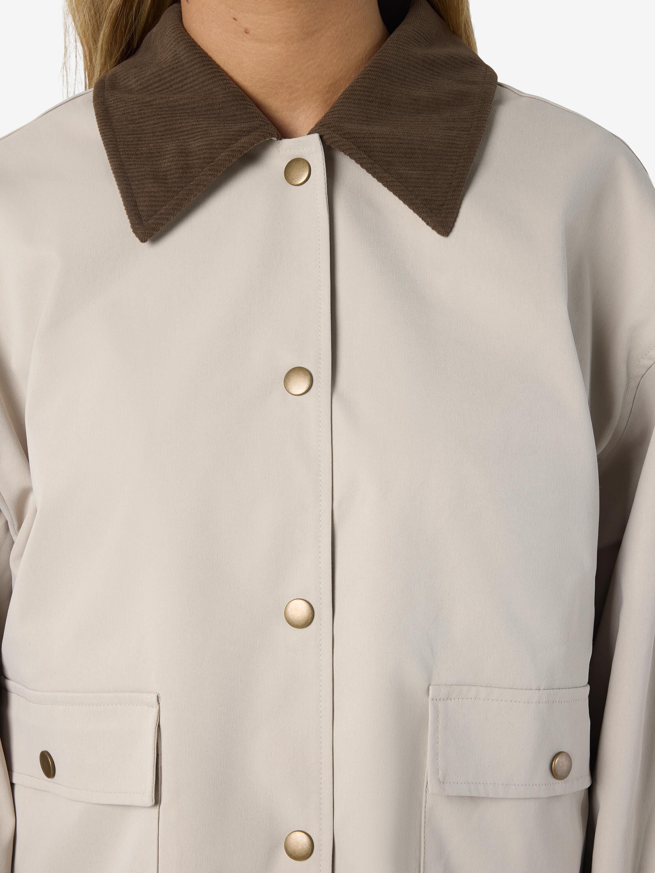 Nmnora Corduroy Collar Jacket Noos