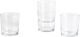 Glass-Set of 4 Medium-Clear