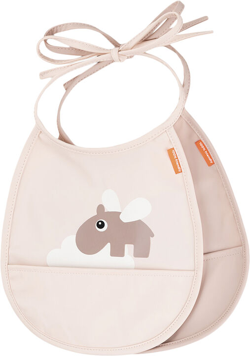 Mini hagesmæk m/lomme 2 stk. Happy clouds Pudder