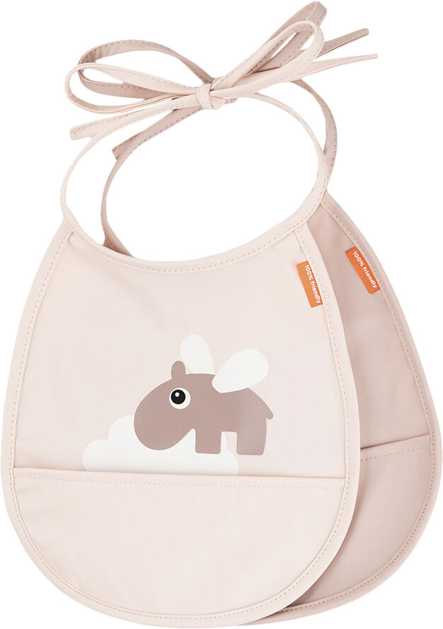 Mini hagesmæk m/lomme 2 stk. Happy clouds Pudder