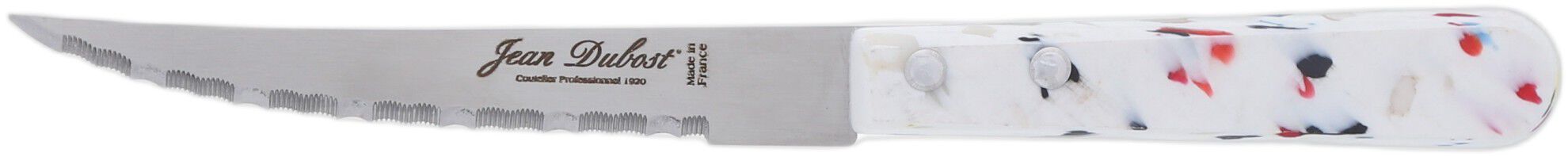 6 stk Steakknive genanvendt plastik SENSE, hvid