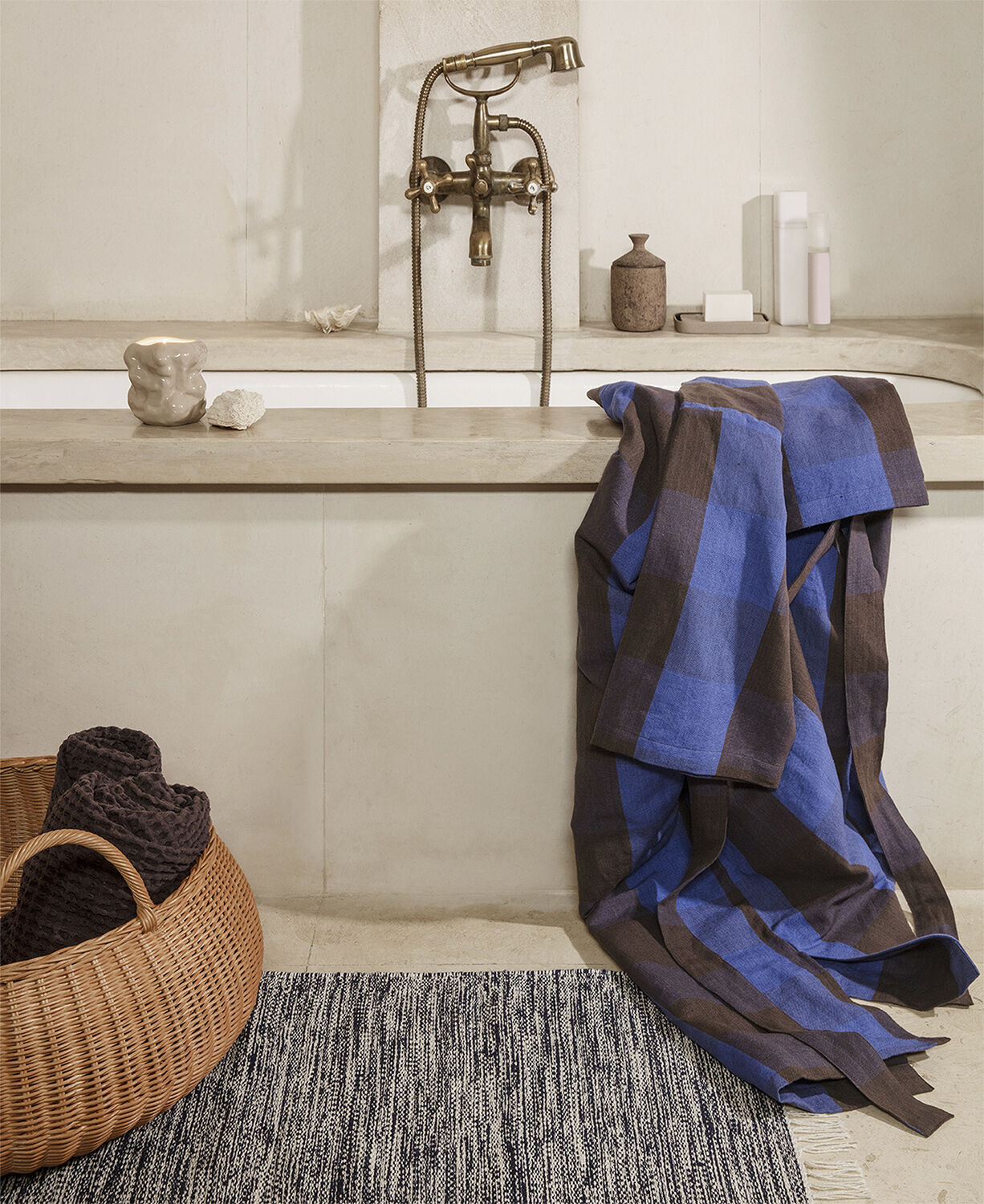 Field robe Chocolate/Bright Blue