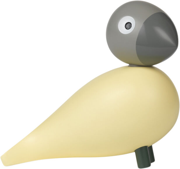 Year Bird Bella 2025 H12. 5 cm creme/gr&aring;