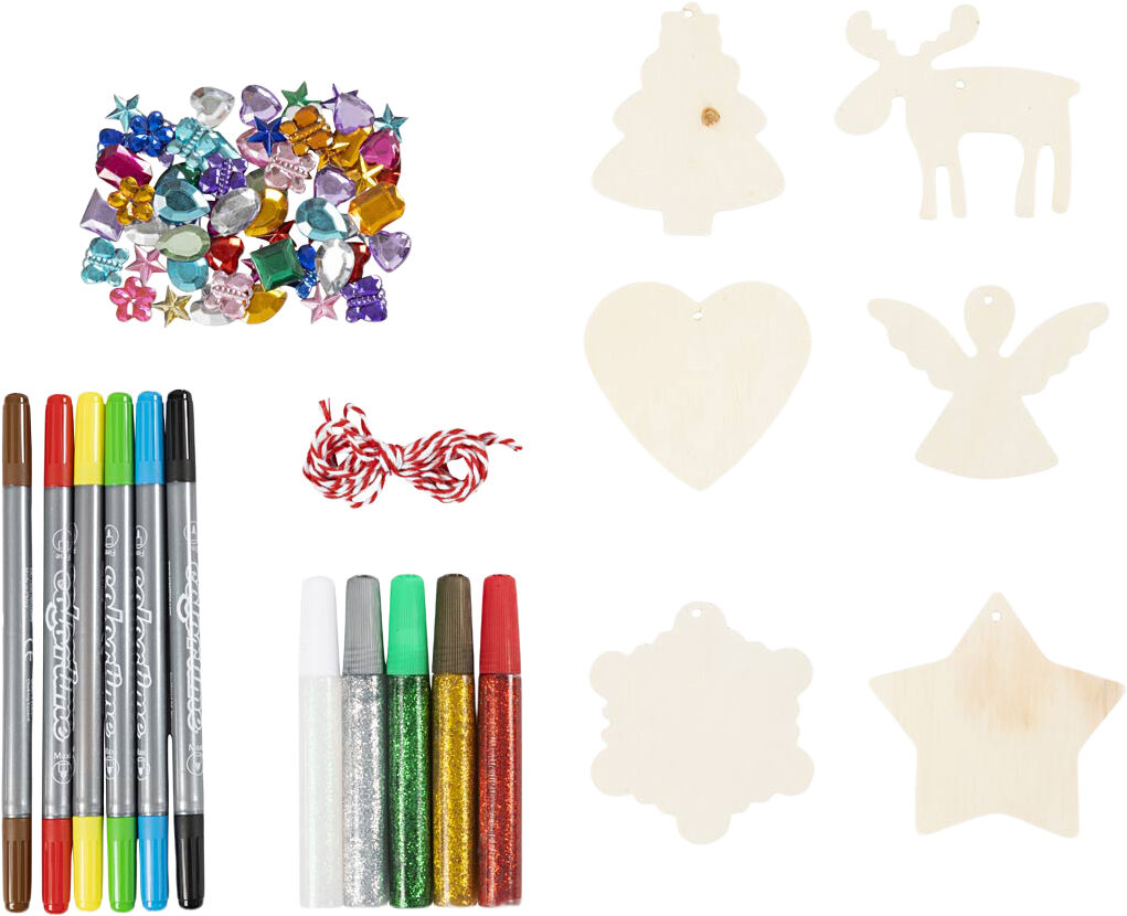 DIY Kit Julepynt, Farvel&aelig;gning