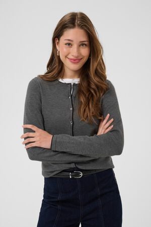 MilaSZ Contrast Stripe Cardigan