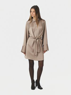 Biria Heavy Sateen Dress