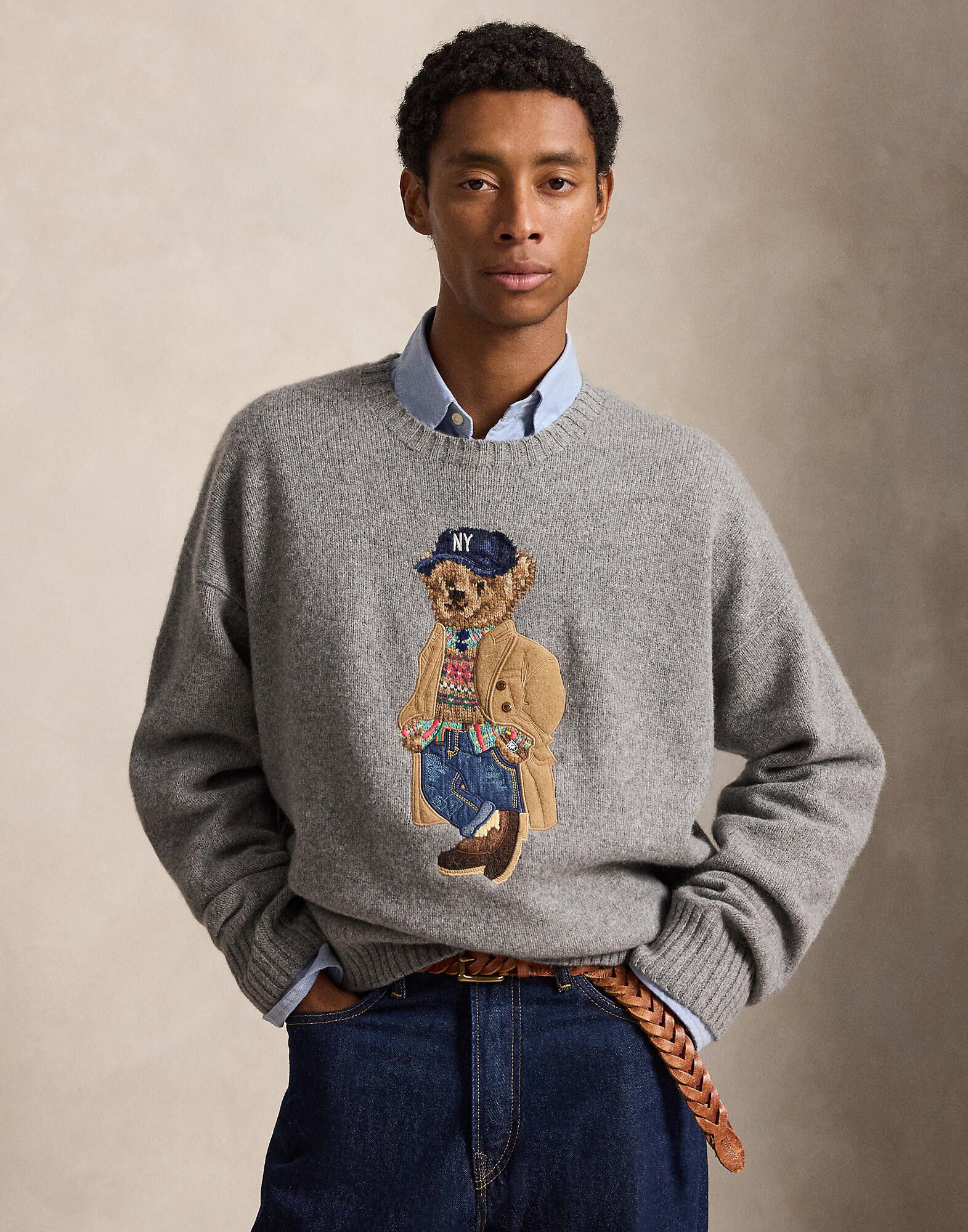WOOL BLEND-SWEATER-PULLOVER