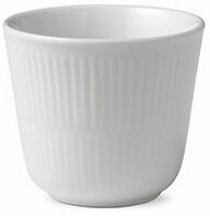 Hvid Riflet 26 cl. termokop