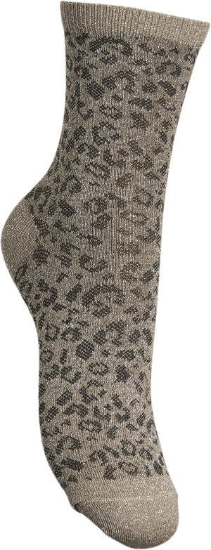 PCSEBBY GLITTER LONG AOP SOCKS NOOS