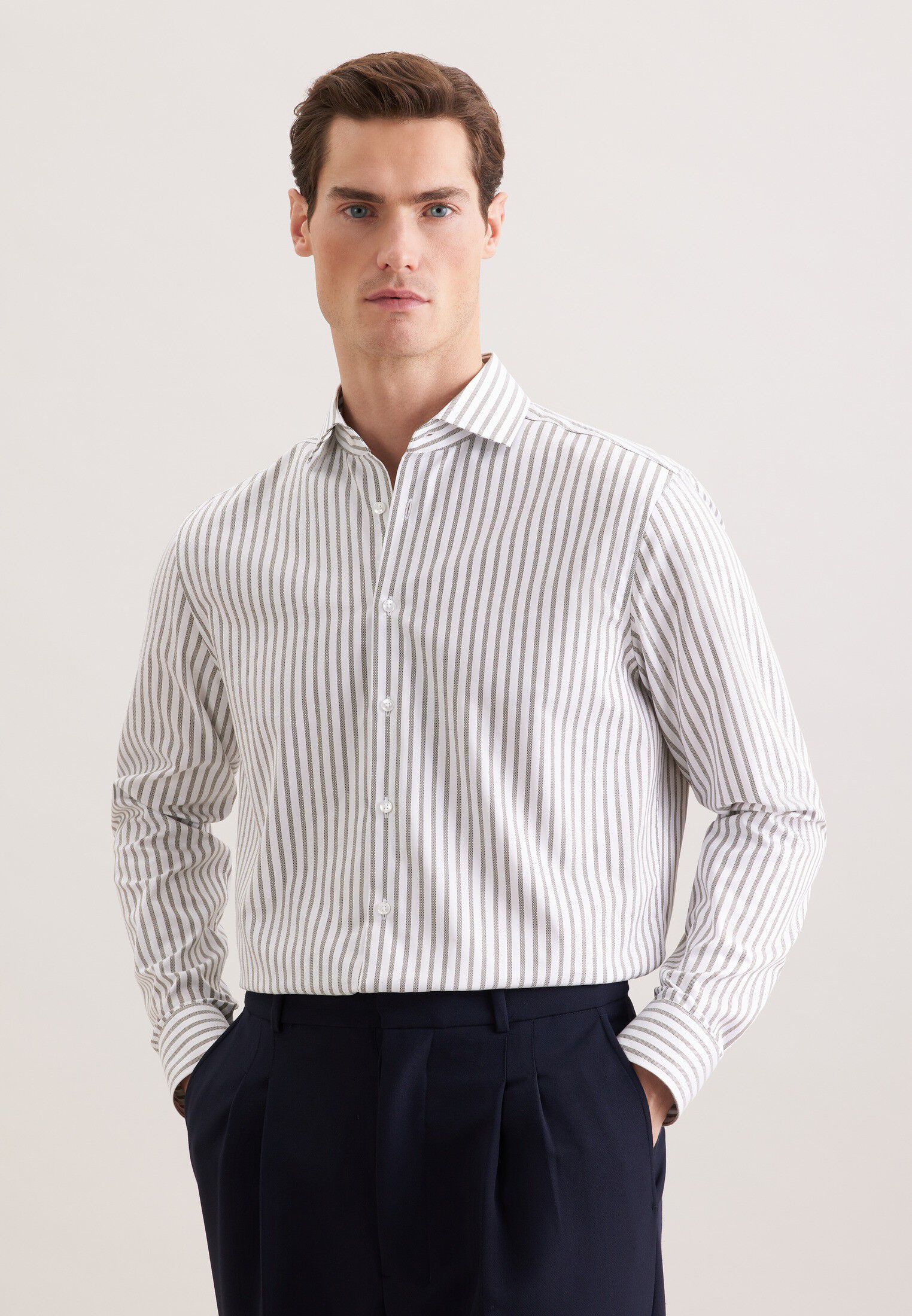 Business shirt Regular 1/1 Kent-Collar Stripes
