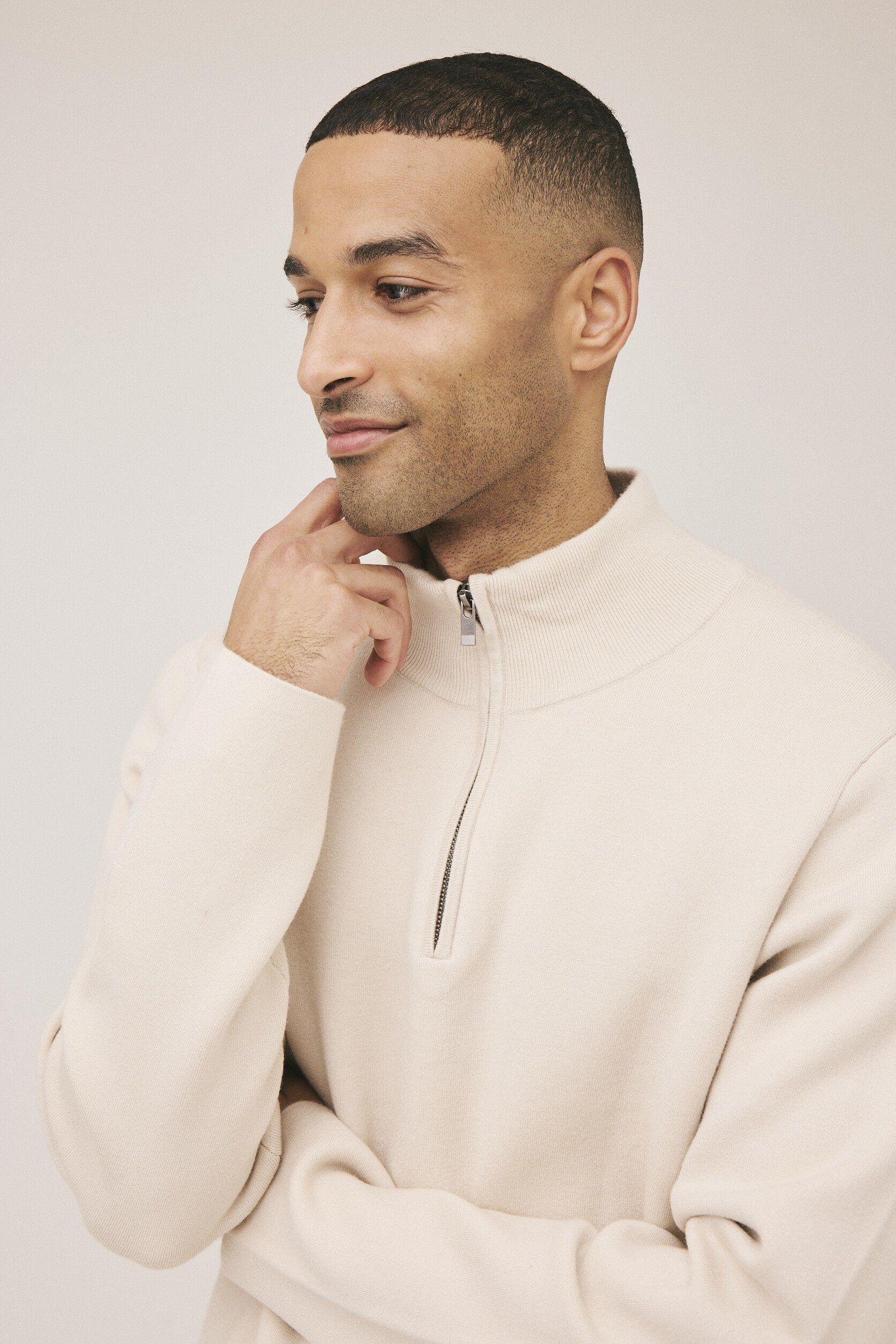 Elo half zip knit - EcoVero