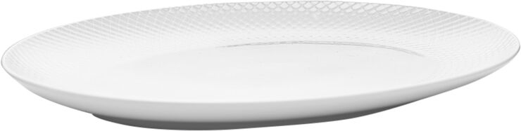 Rhombe Serveringsfad L35 hvid