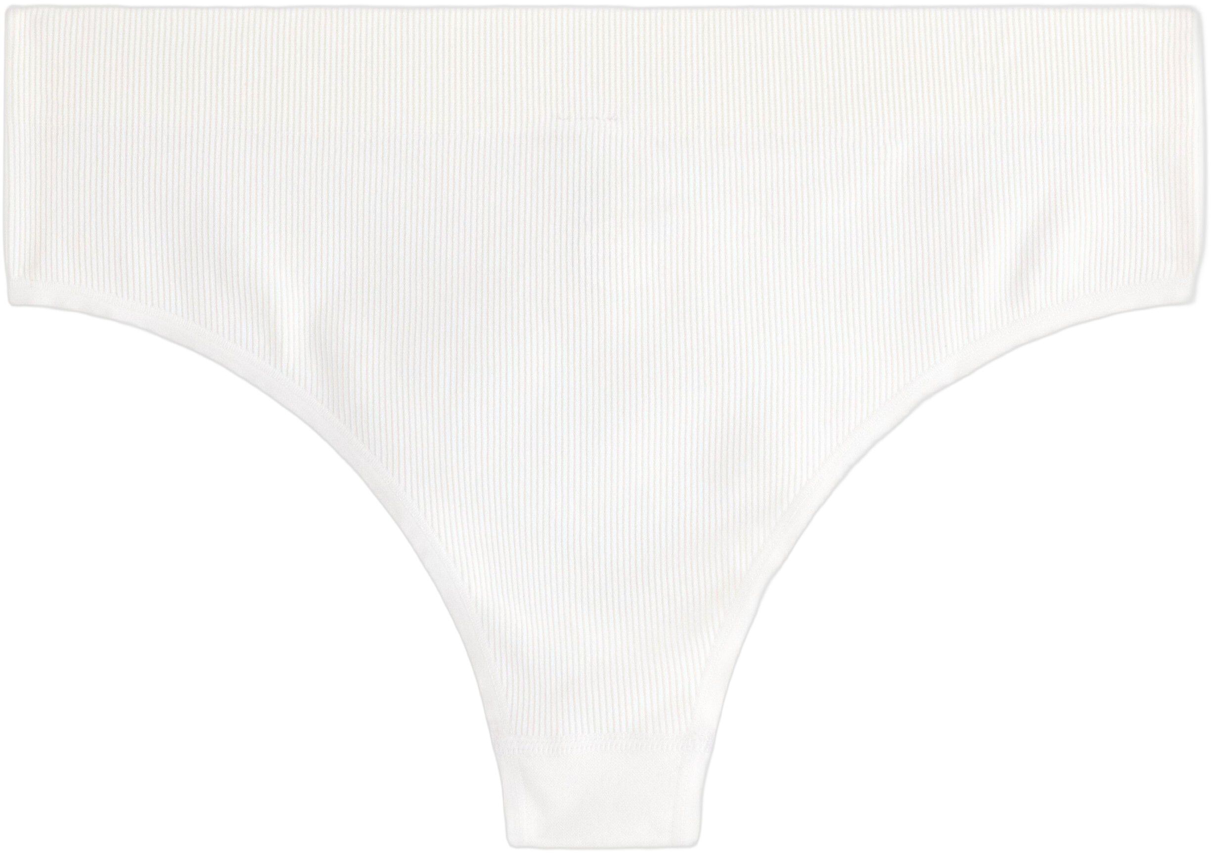 High waist brazilian briefs with a