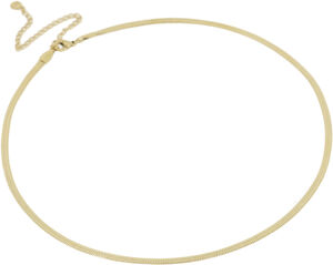 Flat chain necklace
