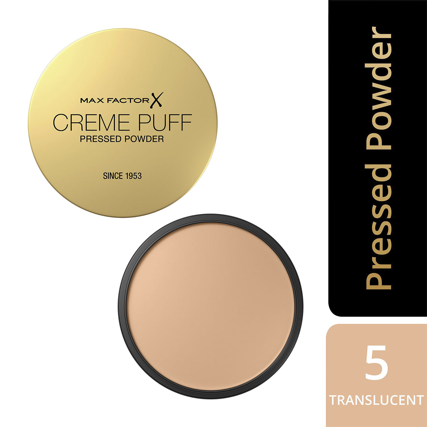 Max Factor Creme Puff Pressed compact Powder, 05 Translucent, 14 g