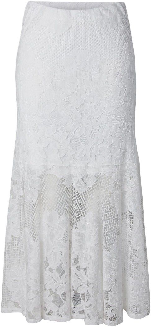 Pcmaya Mw Lace Ankle Skirt Wvn D2D