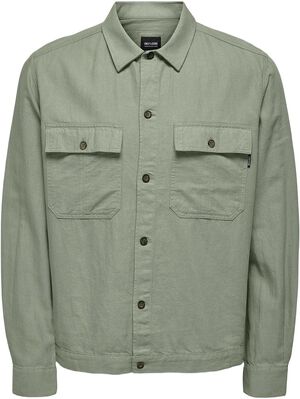 ONSKENNET LS LINEN OVERSHIRT NOOS