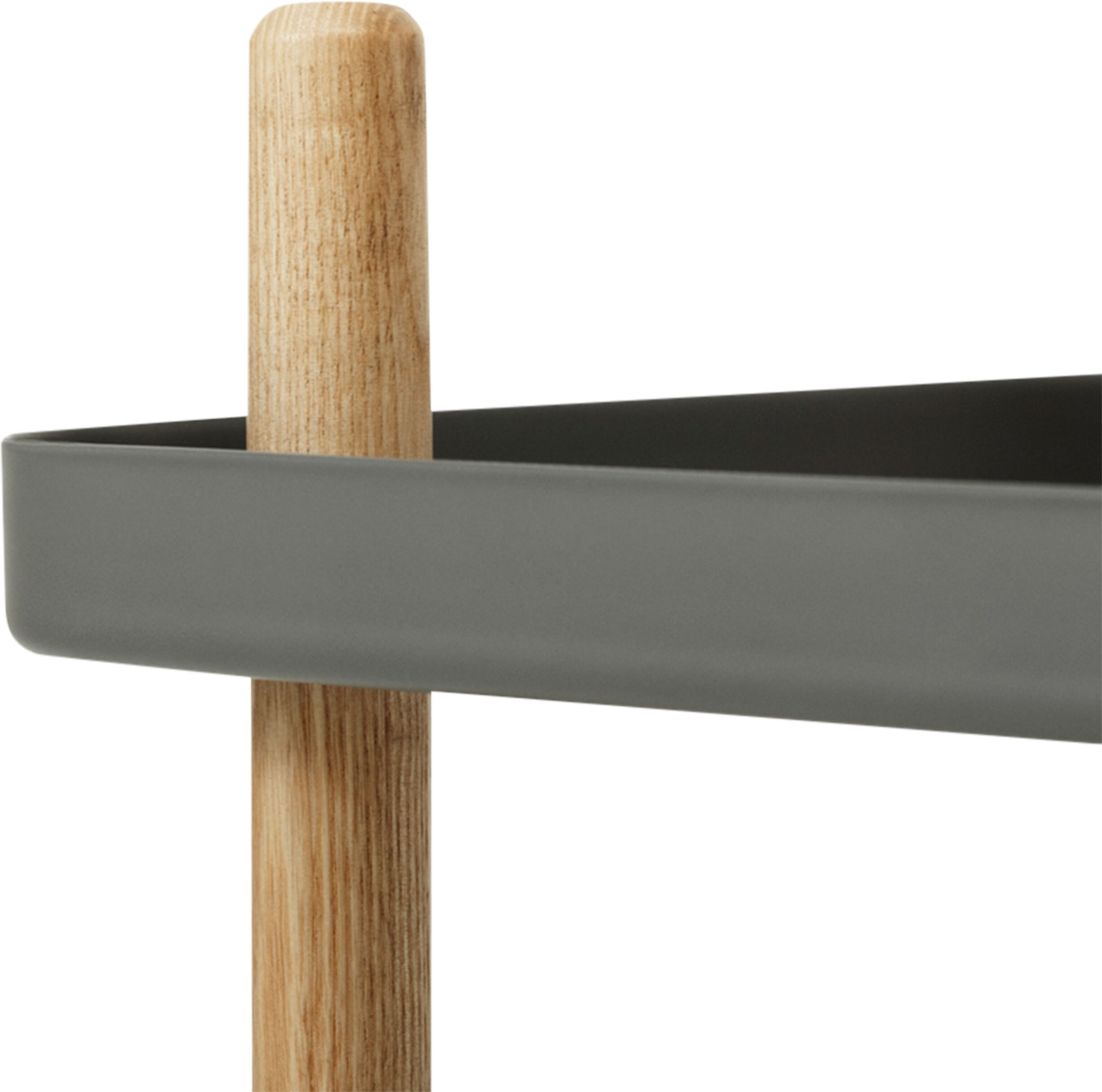 Block bord m&oslash;rkgr&aring;