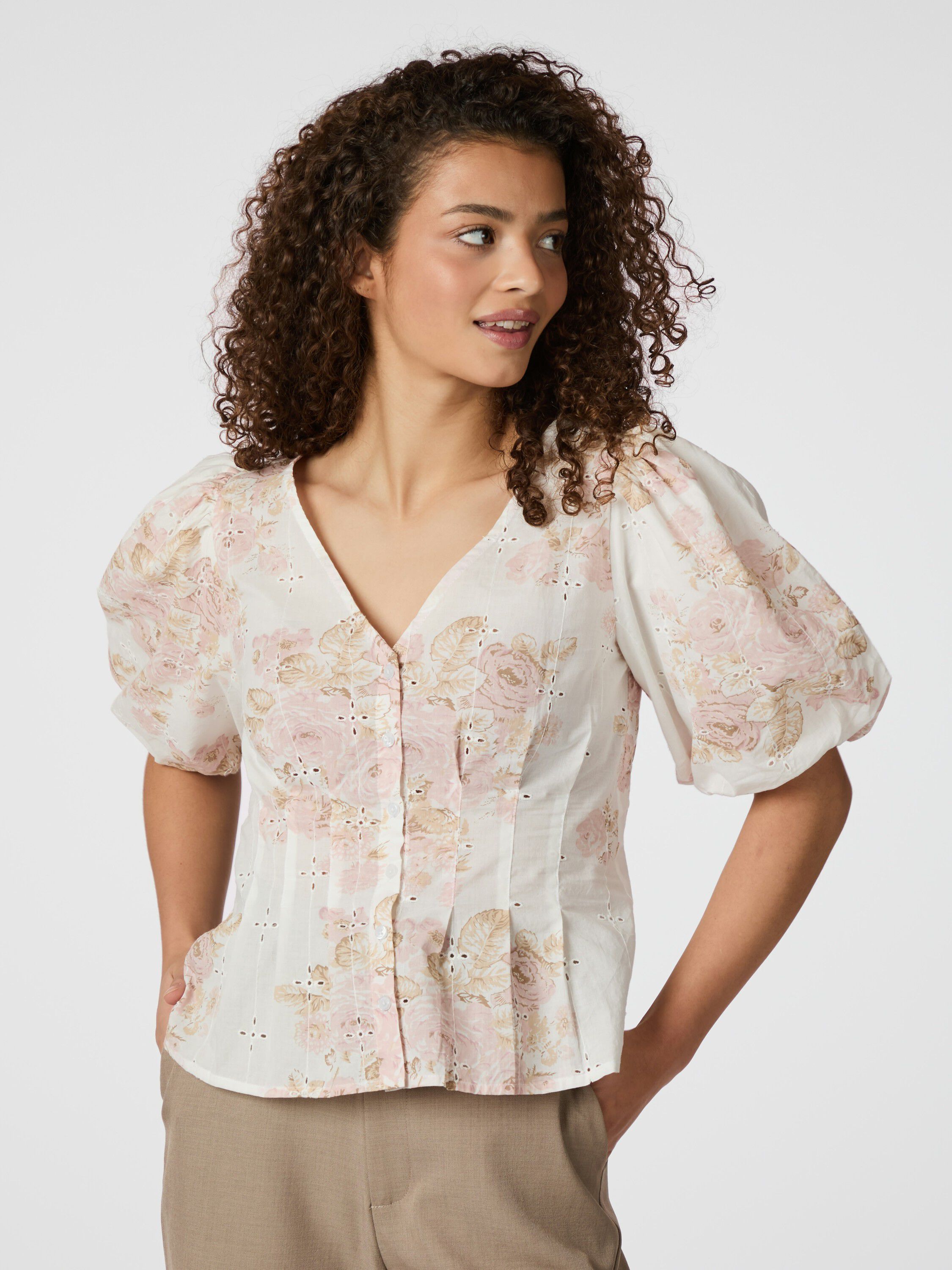 Timra Emb Rose Blouse