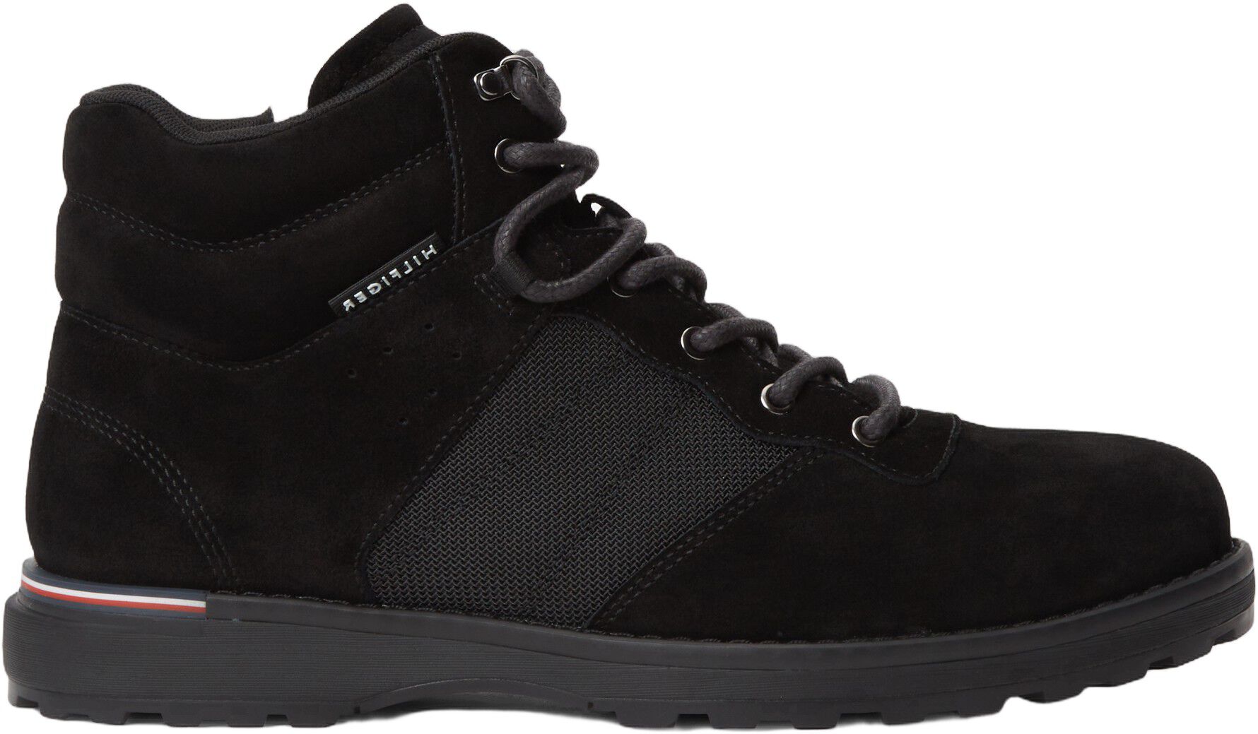 Suede Outdoor Cleat Mesh Panel Boots