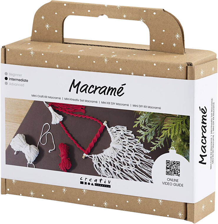 Mini DIY Kit Macramé, Julemand