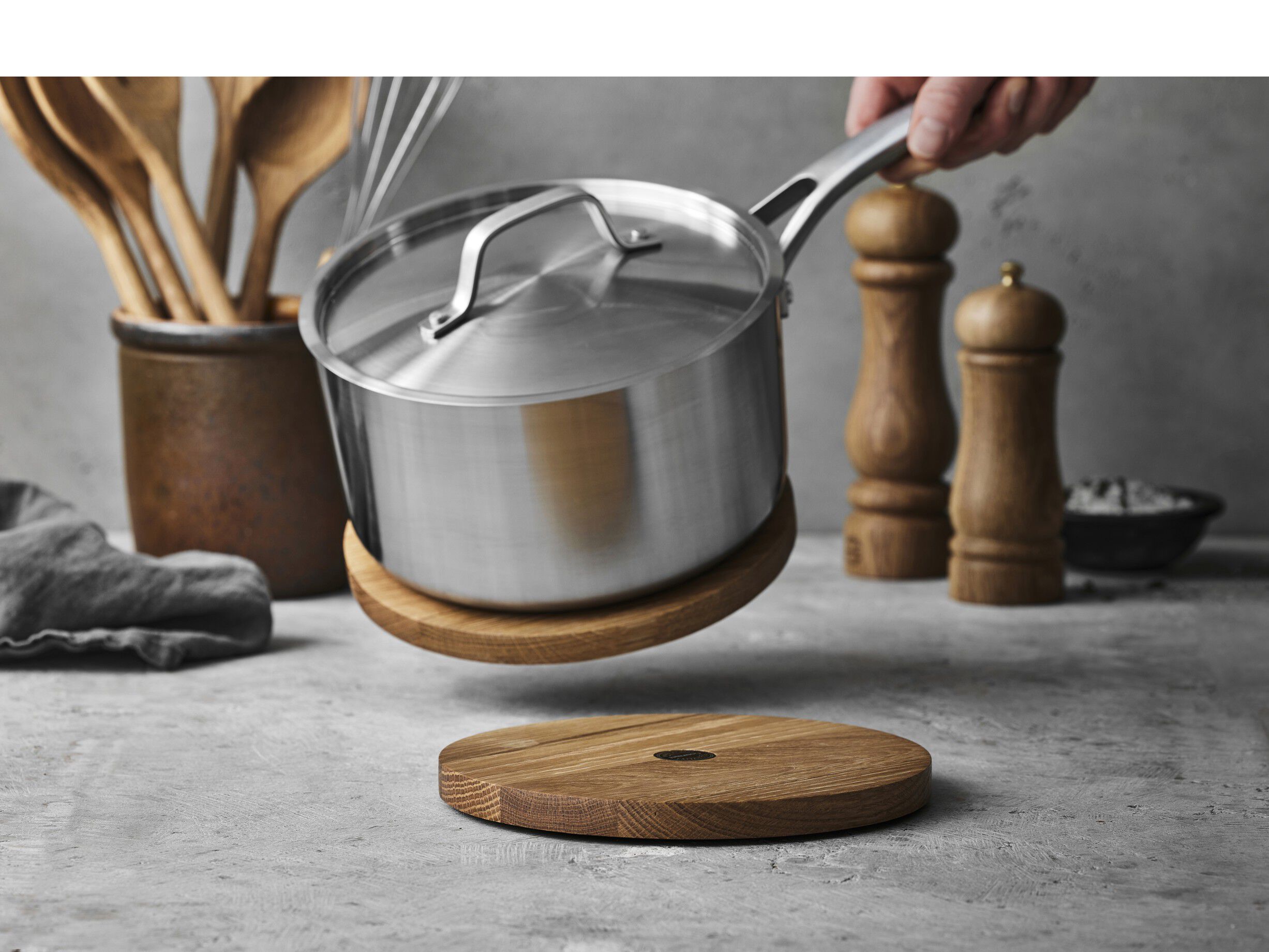 Bordsk&aring;ner Douron 20 x 20 x 1,8 cm Eik