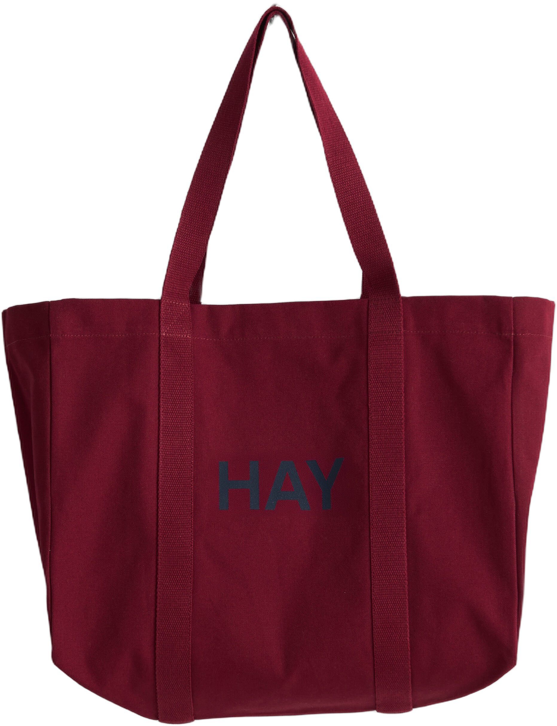 Shopper Bag-Medium-Burgundy